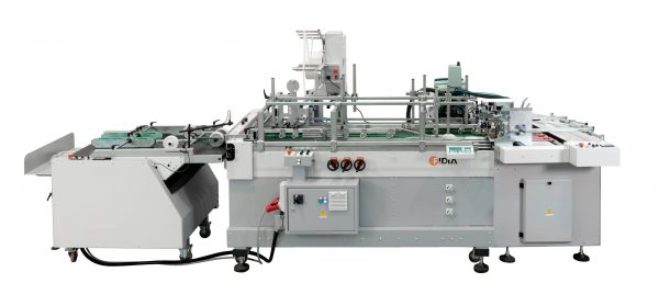 Máquina de aplicación de cinta Macari-Fidia con alimentador y aplicador de cinta Speedy