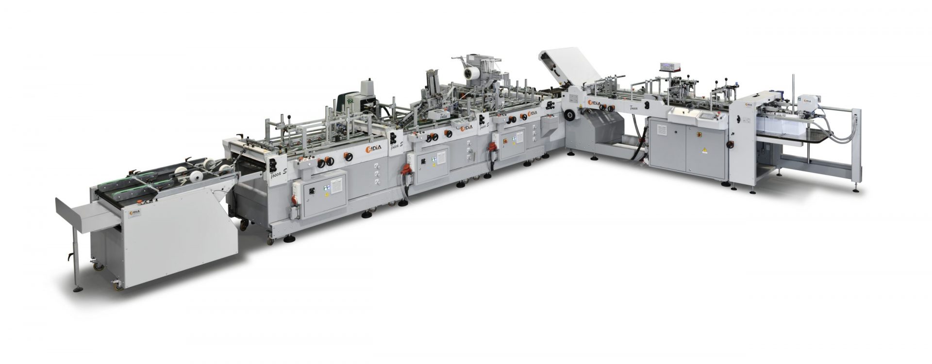 Máquina para hacer sobres Macari-Fidia Tosca usada para producir sobres de comercio electrónico resellables